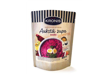 Kronis cold beetroot soup with mustard 530 g, doy pack
