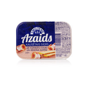 Smiltenes piens kausētais siers ar kūpināta siera un bekona garšu “Azaids” 200 g
