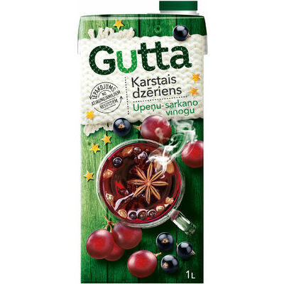 Gutta karstais upeņu - sarkano vīnogu dzēriens 1 l