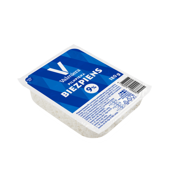 Valmiera biezpiens 9% 180 g