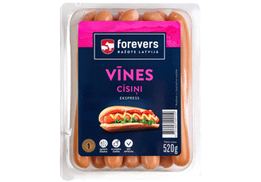 Forevers vīnes cīsiņi 520 g