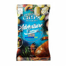 Jersikas čipsi ar krabi un vidusjūras garšvielām 90 g