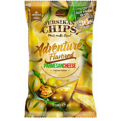 Jersikas čipsi ar parmezāna sieru 90 g