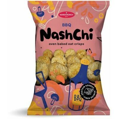  Nashchi zirņu un auzu čipši ar BBQ garšu 60 g