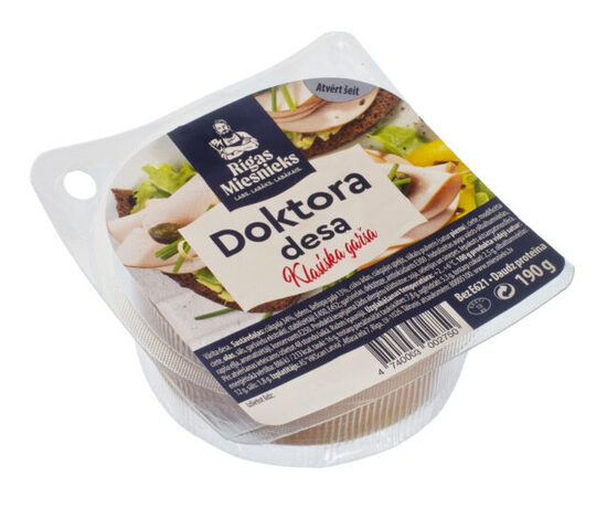 Rīgas miesnieks doktora desa šķēlēs 190 g