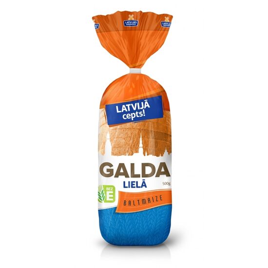 Latvijas maiznieks baltmaize “Lielā galda” 500 g