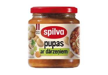 Spilva pupas ar dārzeņiem 570 g