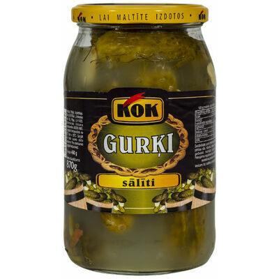 KOK sālīti gurķi 870 g
