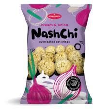 Nashchi oat chips with cream and onion flavor 60 g