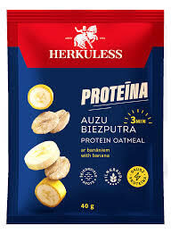 Herkuless instant oatmeal porridge with protein and bananas 35 g