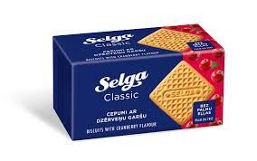 Selga cookies with cranberry flavor 180 g