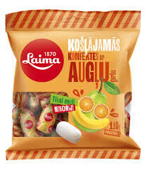 Laima chewy candies with fruit flavor 110 g