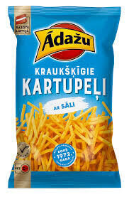 Ādažu crispy potatoes with salt 100 g