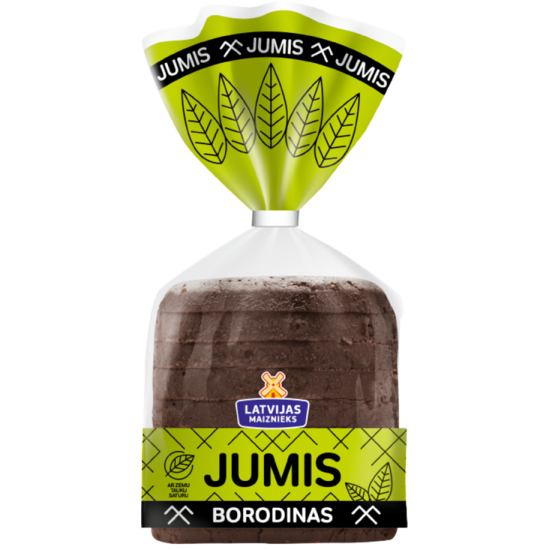 Latvijas maiznieks “Jumis” borodinas rudzu maize 280 g