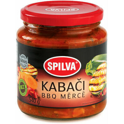 Spilva kabači BBQ mērcē 580 ml