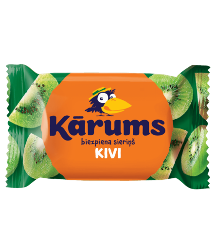 Kārums kivi biezpienu sieriņš ar kivi glazūru 45 g