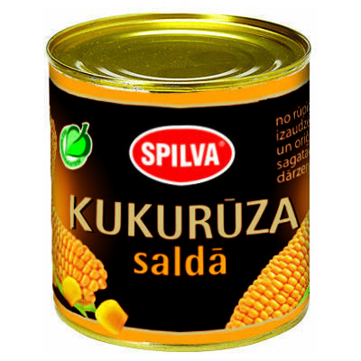 Spilva konservēta saldā kukurūza 340 g
