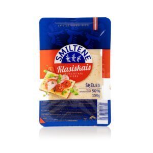 Smiltenes piens siers klasiskais 150 g, šķēlēs