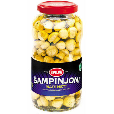 Spilva marinēti šampinjoni 670 g