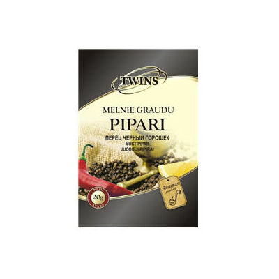 Twins melnie graudu pipari 20 g