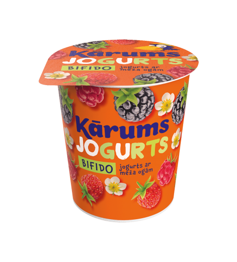 Kārums bifido jogurts ar meža ogām 350 g 