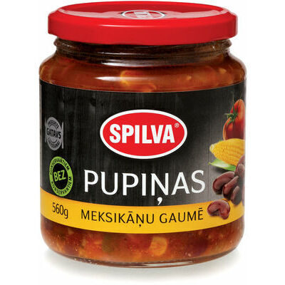 Spilva pupiņas meksikāņu gaumē 560 g