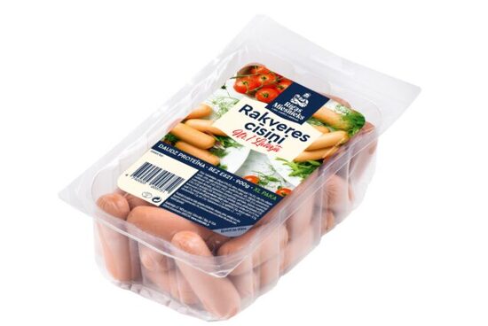 Rīgas miesnieks rakveres cīsiņi 500 g