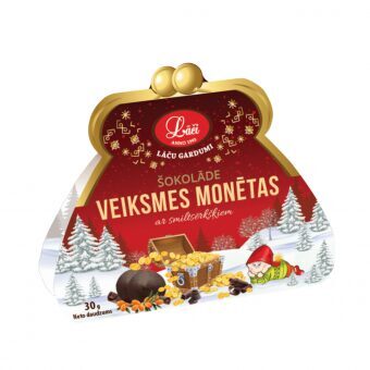 Lāči šokolādes “Veiksmes monētas” ar smilšērkšķiem 30 g