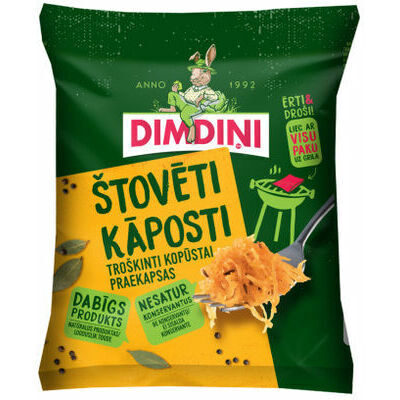 Dimdiņi štovētie kāposti “Klasiskie” 500 g