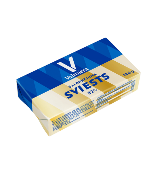 Valmiera saldkrējuma sviests 82% 180 g