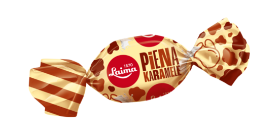 Laima piena karameles ar pildījumu 100 g