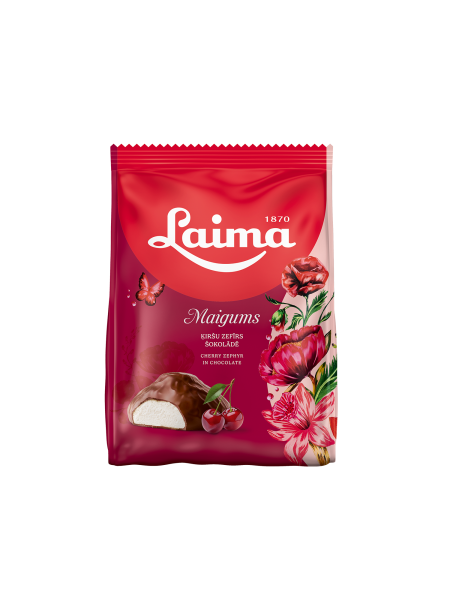 Laima zefīrs šokolādē ar ķiršu garšu 175 g