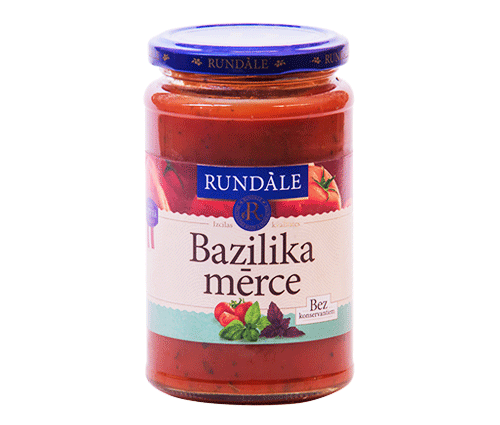 Rundāle tomātu mērce ar baziliku 380 g