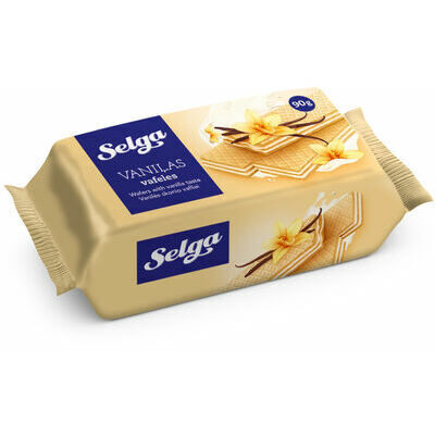 Selga vafeles ar vaniļas garšu 90 g