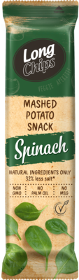 Longchips kartupeļu plāksnes ar spinātiem 75 g