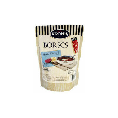 Kronis skābu kāpostu borščs 530 g, doy pack